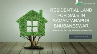 Buy land in Samantarapur, Bhubaneswar (720-564-8119)