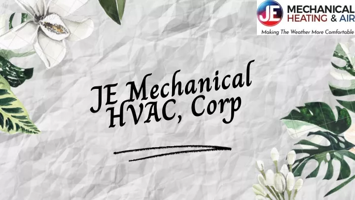 je mechanical hvac corp