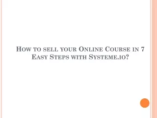How to sell your Online Course in 7 Easy Steps with Systeme.io?