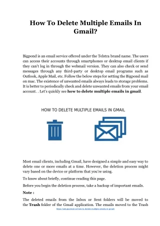 How To Delete Multiple Emails In Gmail - Complete Guide