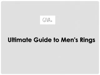 Ultimate Guide to Men's Rings
