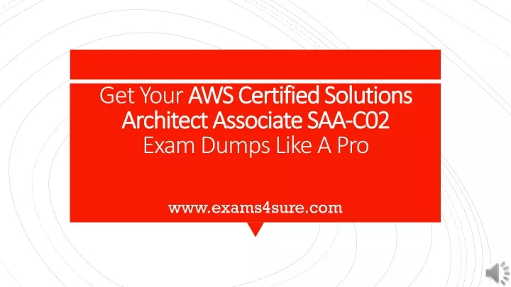 get your aws certified solutions architect associate saa c02 exam dumps like a pro