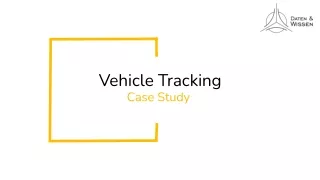 Vehicle Tracking Case Study PPT - PDF