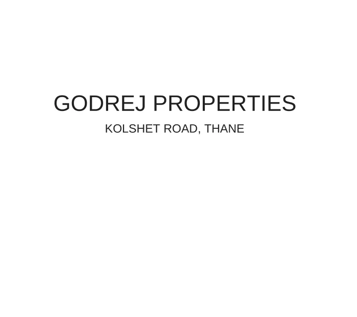 godrej properties