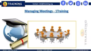 contact info@1training org