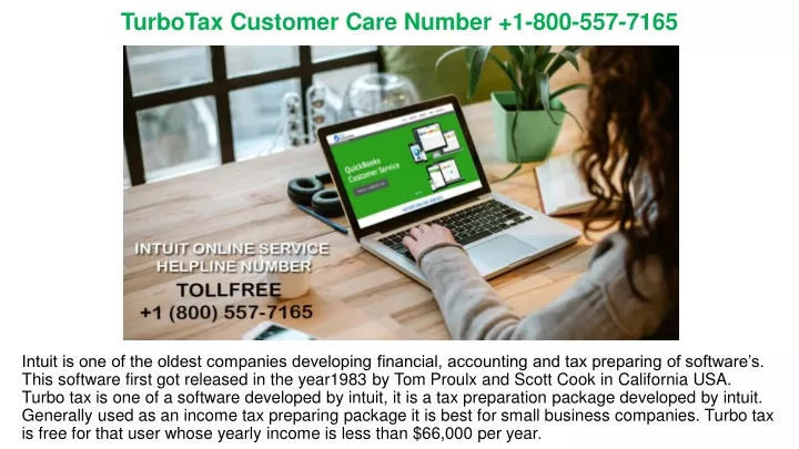 turbotax customer care number 1 800 557 7165