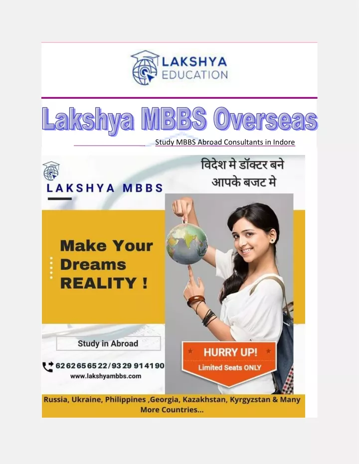 study mbbs abroad consultants in indore