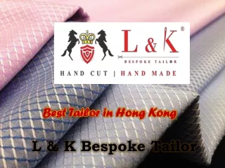 l k bespoke tailor