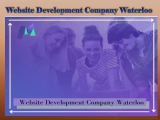 website development company waterloo