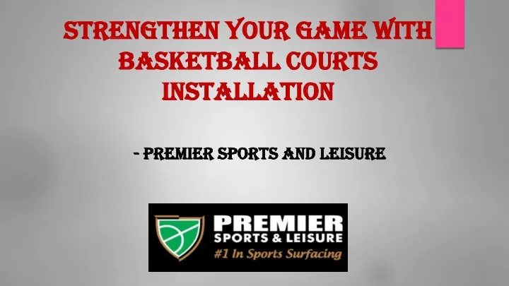 strengthen your game with basketball courts