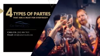 The 4 Types of Parties That Are A Must for Everybody