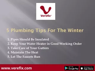 5 Plumbing Tips For The Winter
