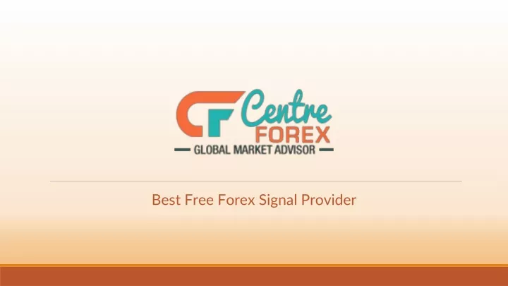 best free forex signal provider