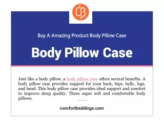 Body Pillow Case