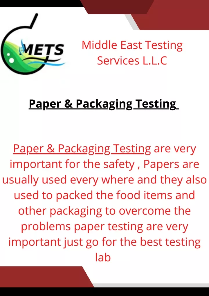 middle east testing services l l c