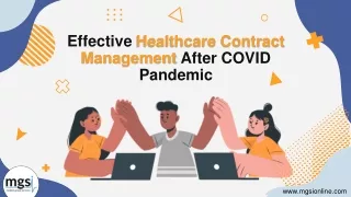 Effective Healthcare Contract Management After COVID Pandemic