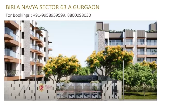 birla navya sector 63 a gurgaon