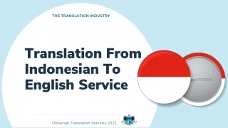 the translation industry