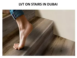 lvt on stairs in dubai