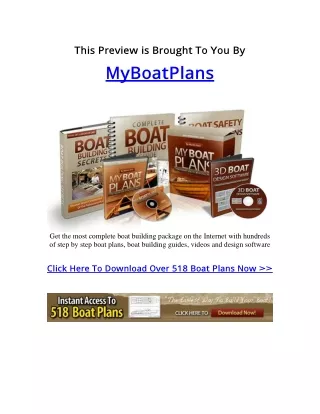 this preview is brought to you by myboatplans
