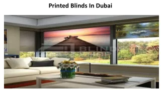 printed blinds in dubai