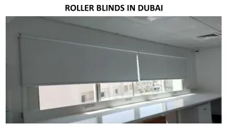 roller blinds in dubai