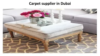 carpet supplier in dubai