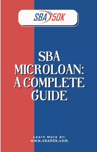 SBA MicroLoan A Complete Guide