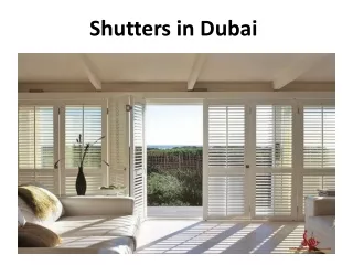 shutters in dubai