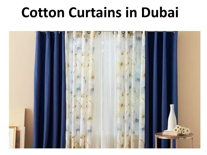 cotton curtains in dubai