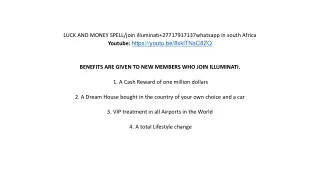 LUCK AND MONEY SPELL 27717917137whatsapp in uk