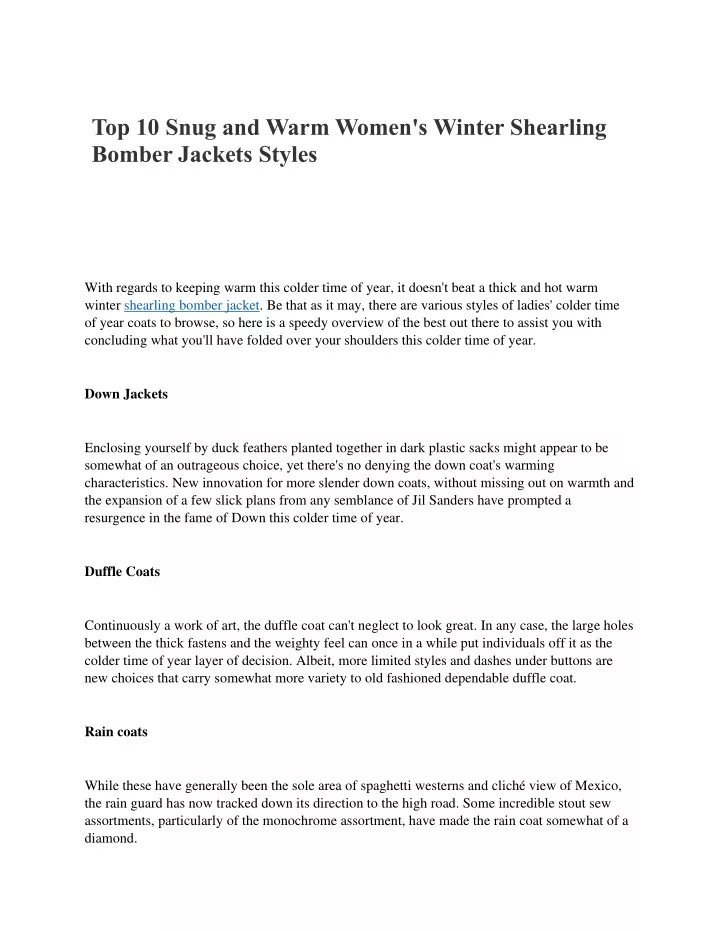 top 10 snug and warm women s winter shearling