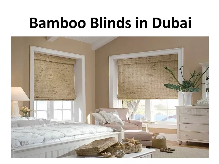 bamboo blinds in dubai