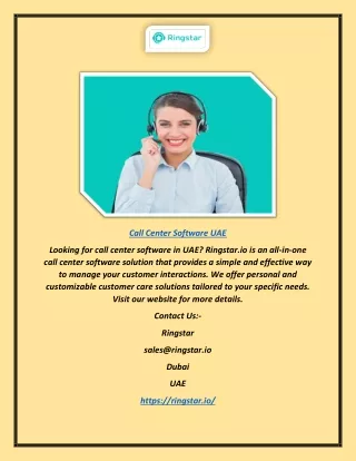 call center software uae
