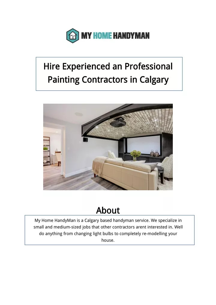 hire hire experienced experienced an painting