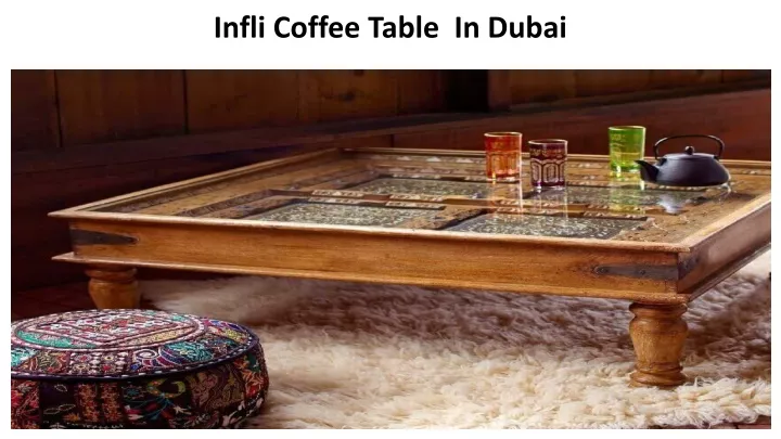 infli coffee table in dubai