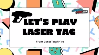 let s play laser tag