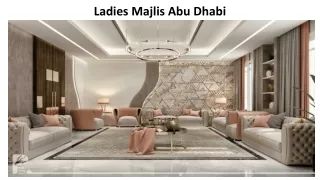 ladies majlis abu dhabi