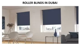 roller blinds in dubai