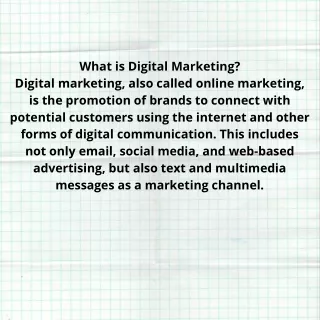 All about Digital Marketing