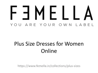 Plus Size Dresses for Women Online