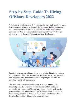 step by step guide to hiring offshore developers