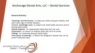 Dental implants in Anchorage, AK 99503 by Anchorage Dental Arts