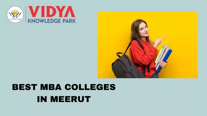 best mba colleges in meerut