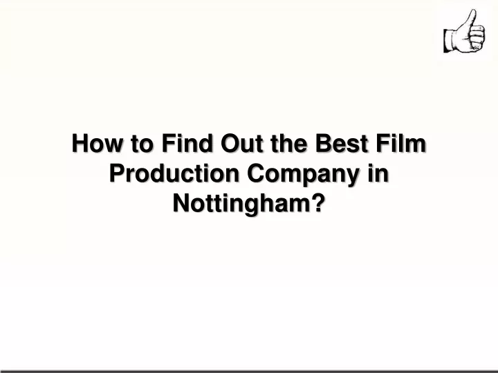 the coolest movie production company