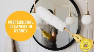 Professional cleaners In Sydney