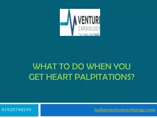 what to do when you get heart palpitations