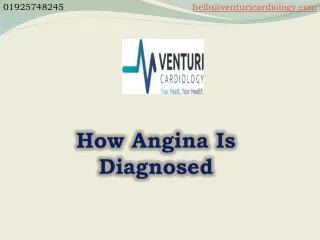 how angina is diagnosed