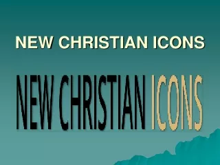 new christian icons