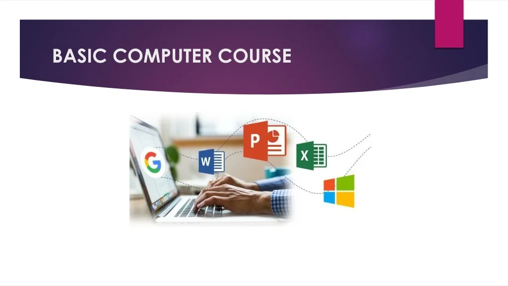 Powerpoint Computers Training PPT - Basic Computer Courses In Mahad PowerPoint Presentation, free ...